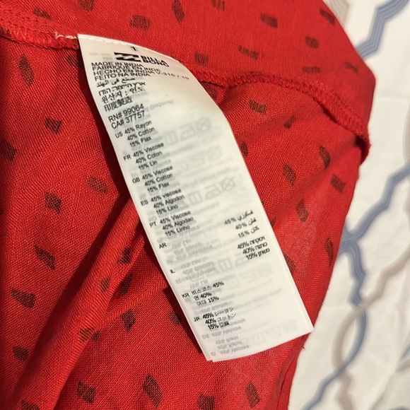 NORDSTROM RIR RIO RED (SIZE S) - Picture 9 of 9